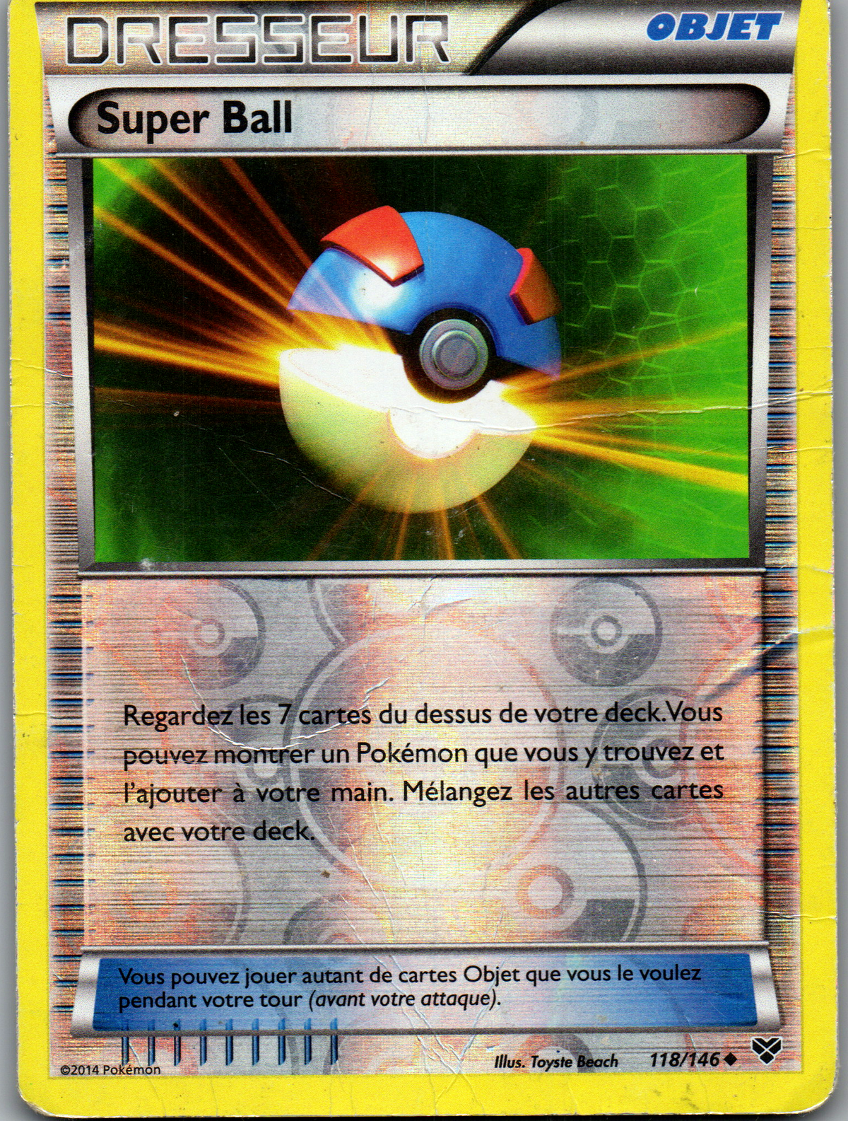 Super Ball 118/146 Reverse XY FR Poor