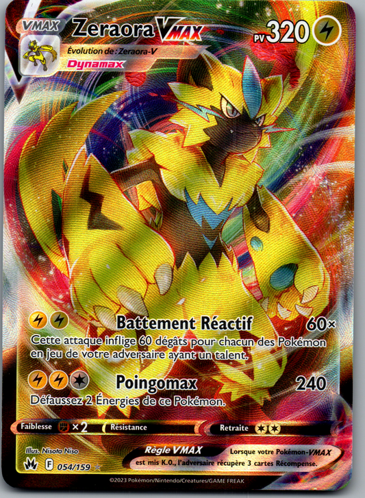 Zeraora VMAX (054/159) Ultra Rare Full Art (Near Mint)