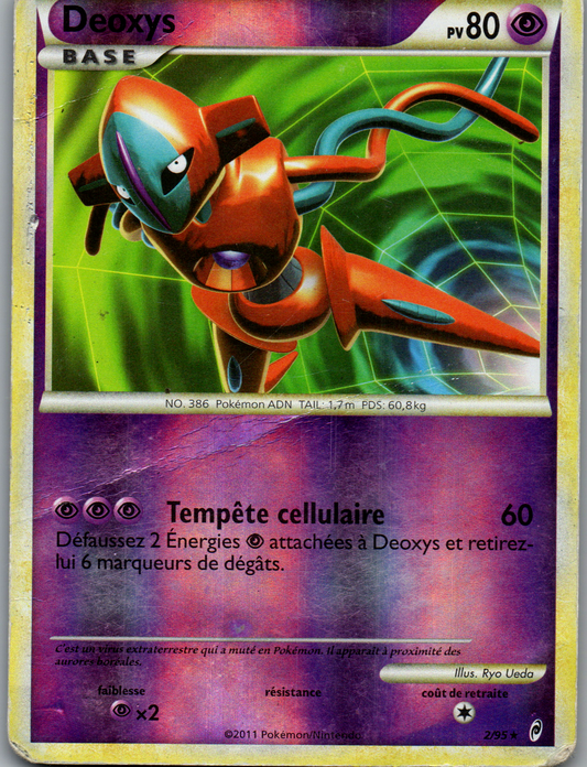 Deoxys (2/95) Rare Reverse (Poor)