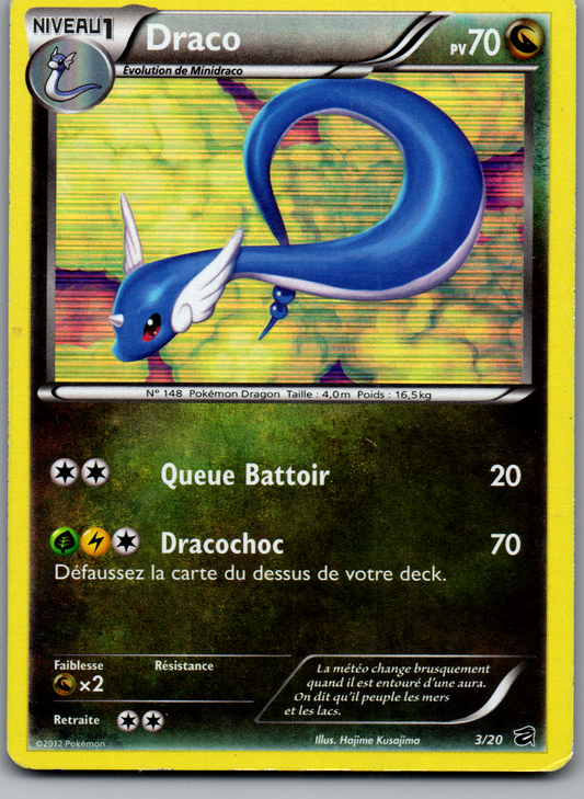 Draco (3/20) Rare Holo (Played)