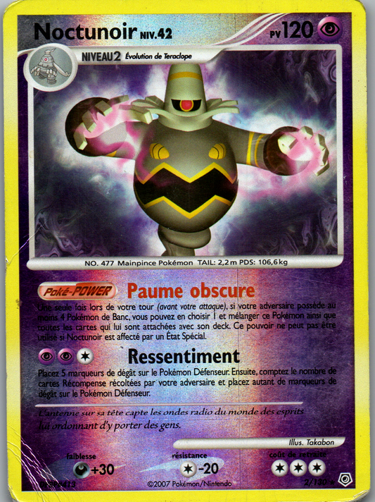 Noctunoir (2/130) Rare Reverse (Poor)
