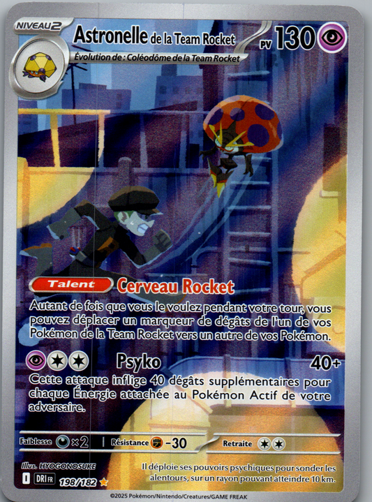 Astronelle de la Team Rocket (198/182) Illustration Rare (Near Mint)