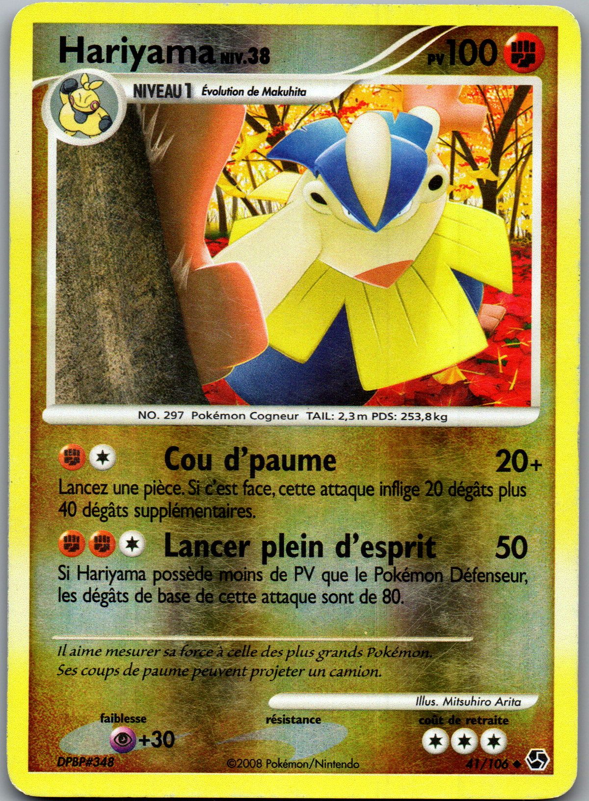 Hariyama 41/106 Reverse français, recto de l’exemplaire