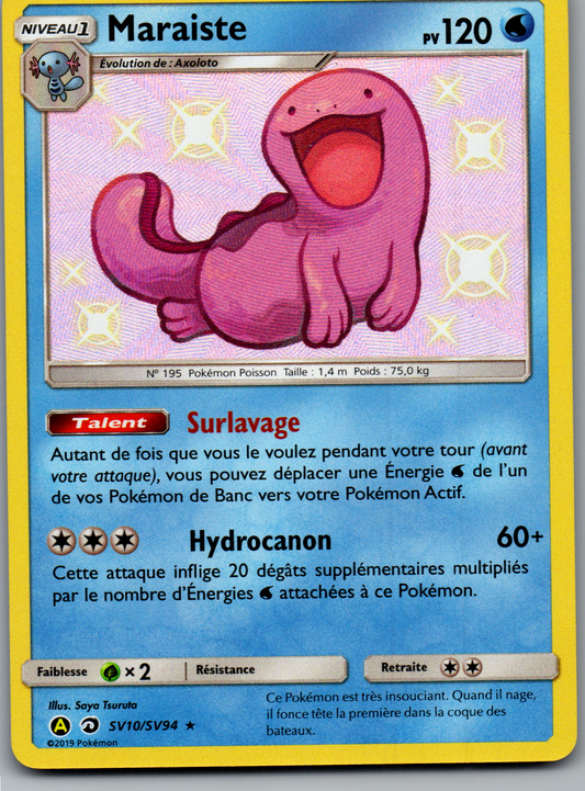 Maraiste SV10/SV94 Shiny Holo français, recto de l’exemplaire