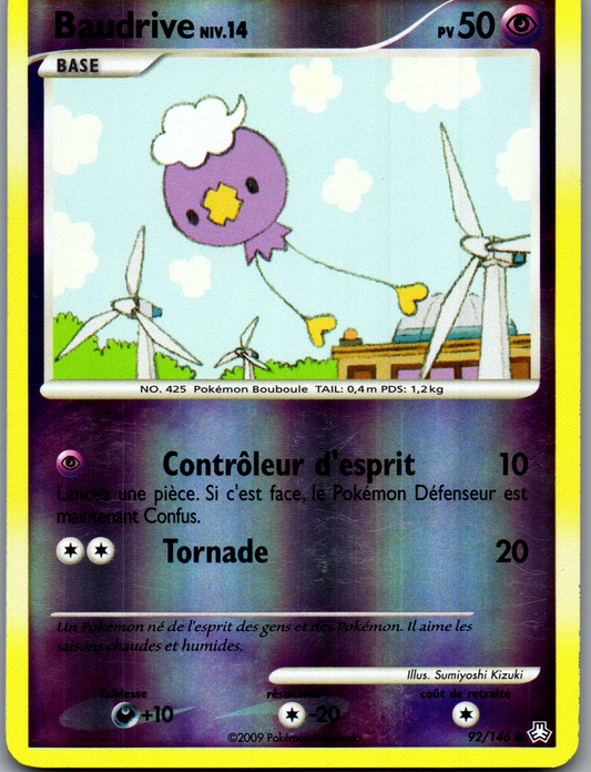 Baudrive 92/146 Reverse français, recto de l’exemplaire