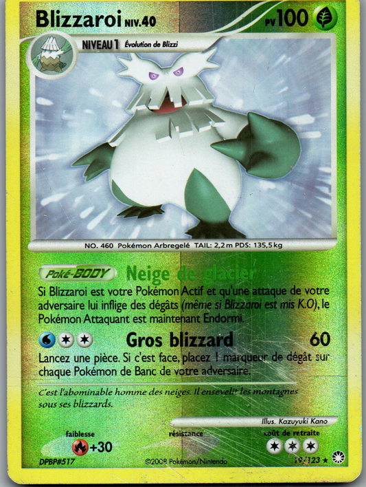 Blizzaroi Niv.40 (19/123) Rare Reverse Holo (Played)