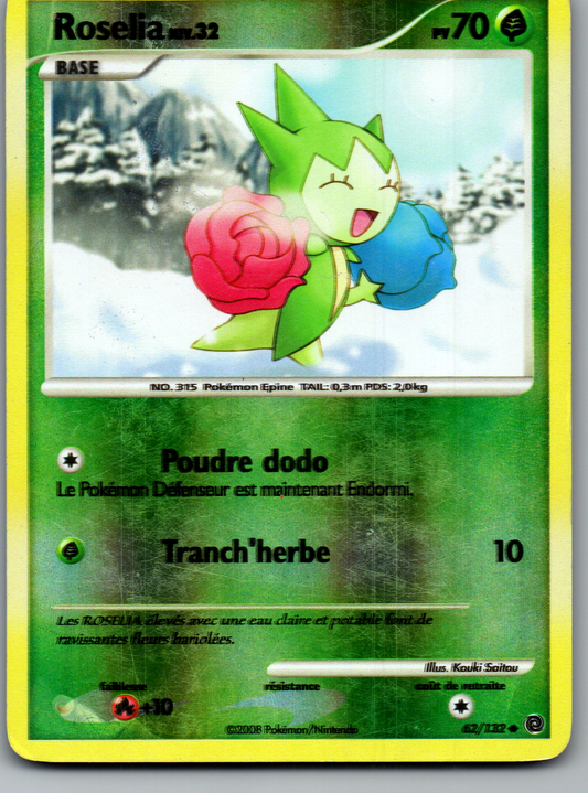 Rosélia Niv.32 (62/132) Peu Commune Reverse Holo (Good)