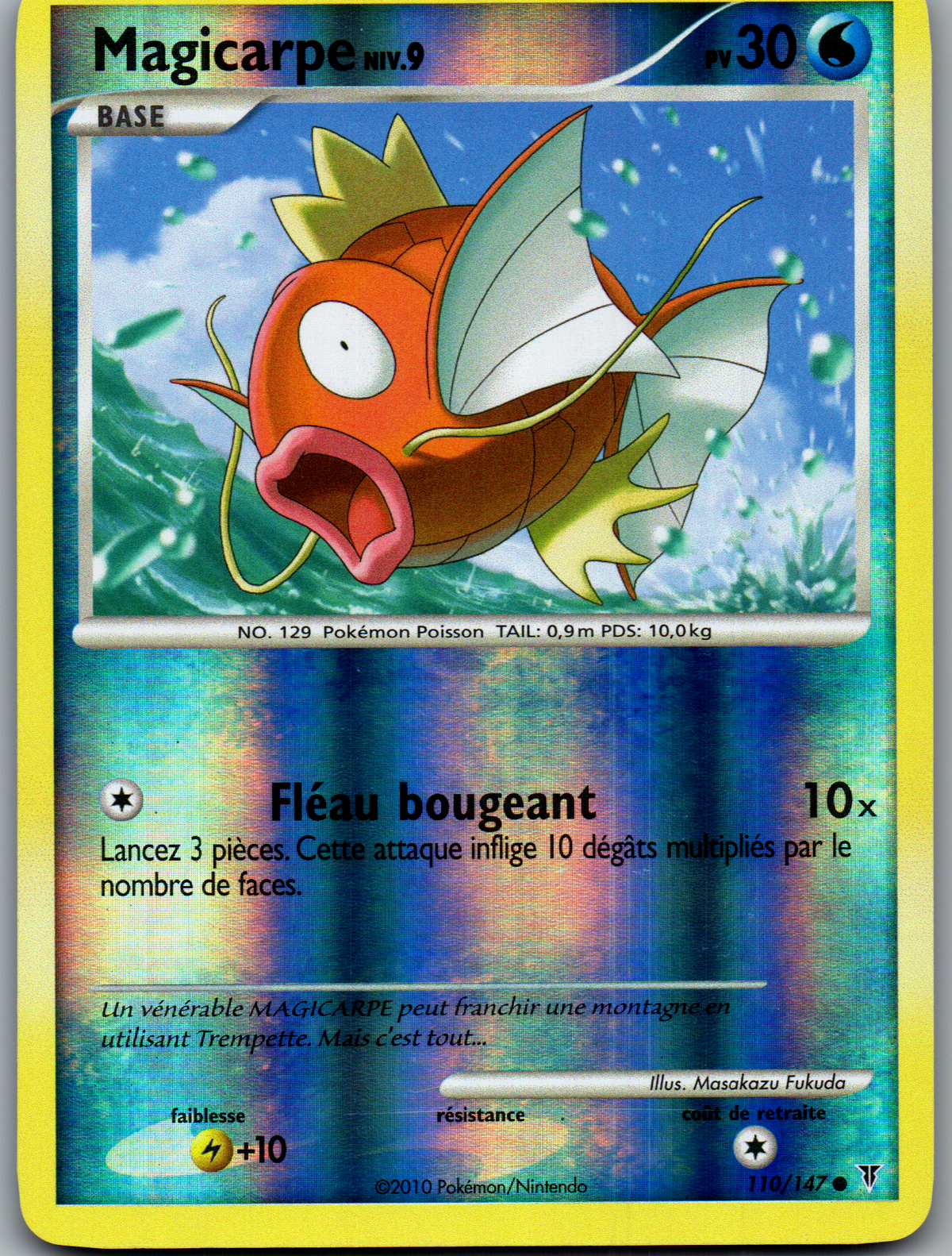 Magicarpe Niv.9 (110/147) Commune Reverse Holo (Good)