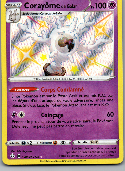 Corayôme de Galar (SV050/SV122) Rare Chromatique (Near Mint)