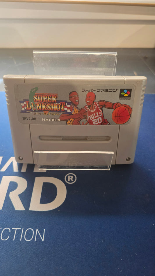 Super Dunk Shot NCAA Basketball Super Famicom Cartouche Loose (Bon État)