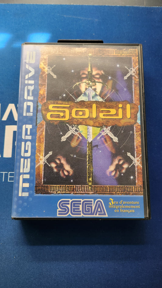 Soleil (Complet CIB : Boîte + Cartouche + Notice FR) — SEGA Mega Drive