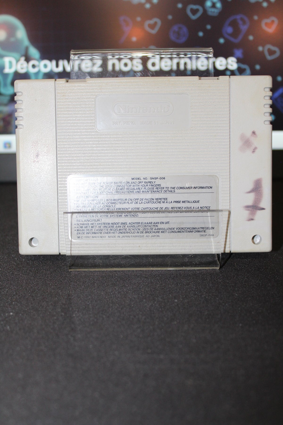 Nigel Mansell's World Championship Racing (SNES) Cartouche FAH