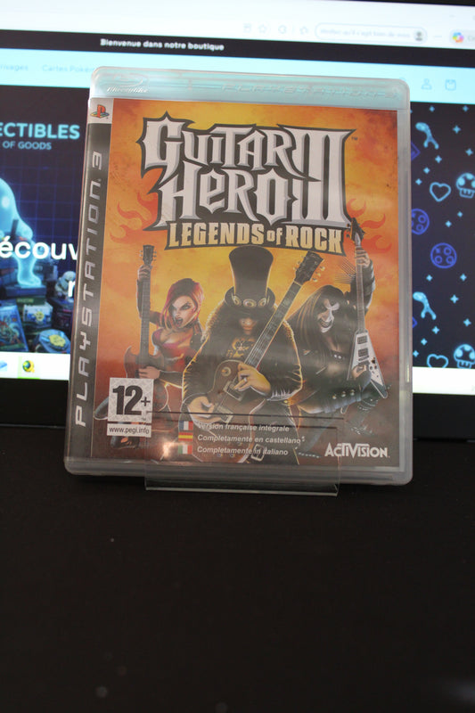 Guitar Hero III Legends of Rock (PS3 PAL FR)