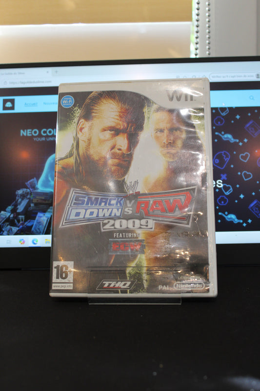 WWE SmackDown vs. RAW 2009 featuring ECW (Wii PAL FR)