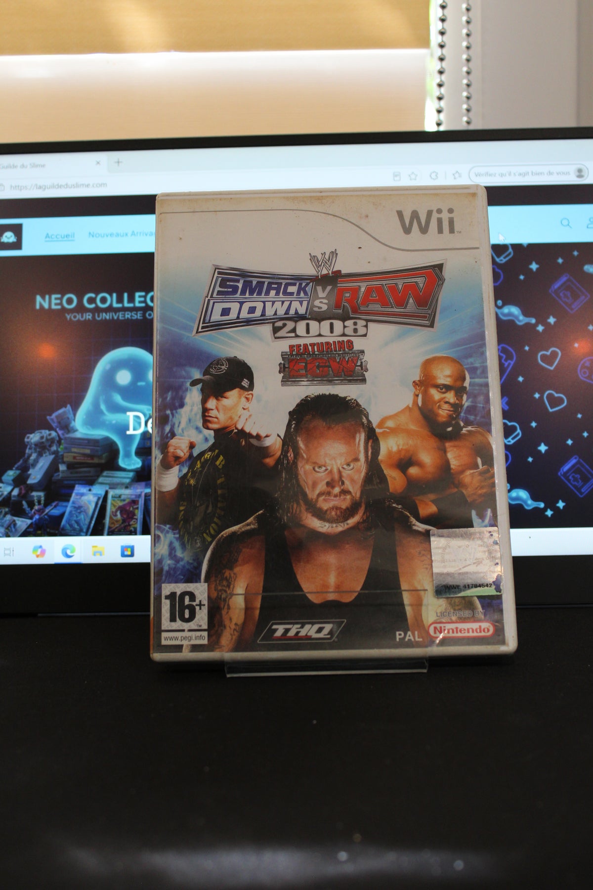 WWE SmackDown vs. RAW 2008 featuring ECW (Wii PAL)