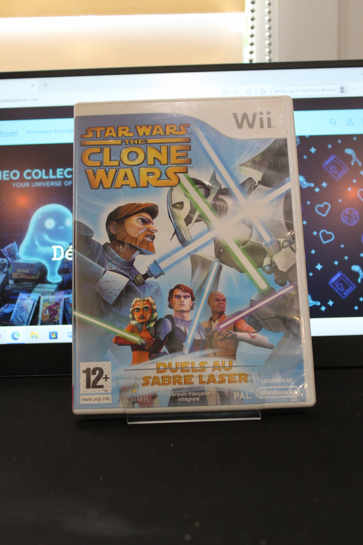 Star Wars The Clone Wars Duels au Sabre Laser (Wii PAL FR) Sans Notice