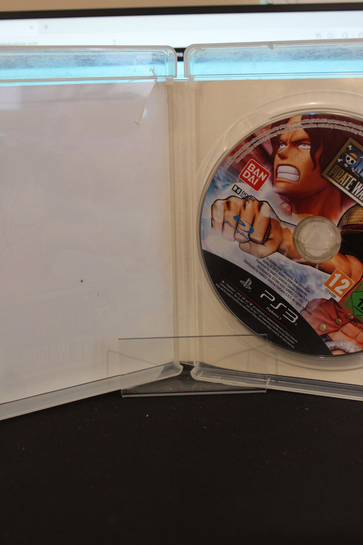 One Piece Pirate Warriors (PS3) Boîte Disque Sans Notice