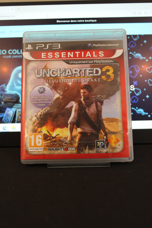 Uncharted 3 L'Illusion de Drake Essentials (PS3) Complet avec Notice