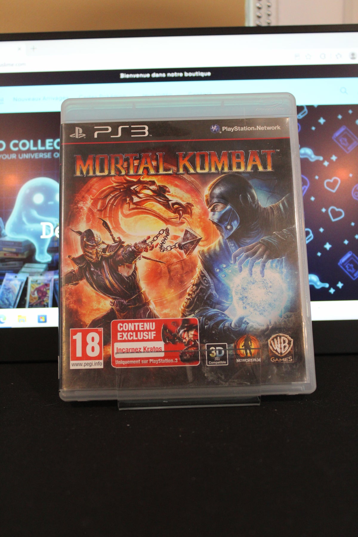 Mortal Kombat Exclu Kratos (PS3) Complet avec Manuel VF