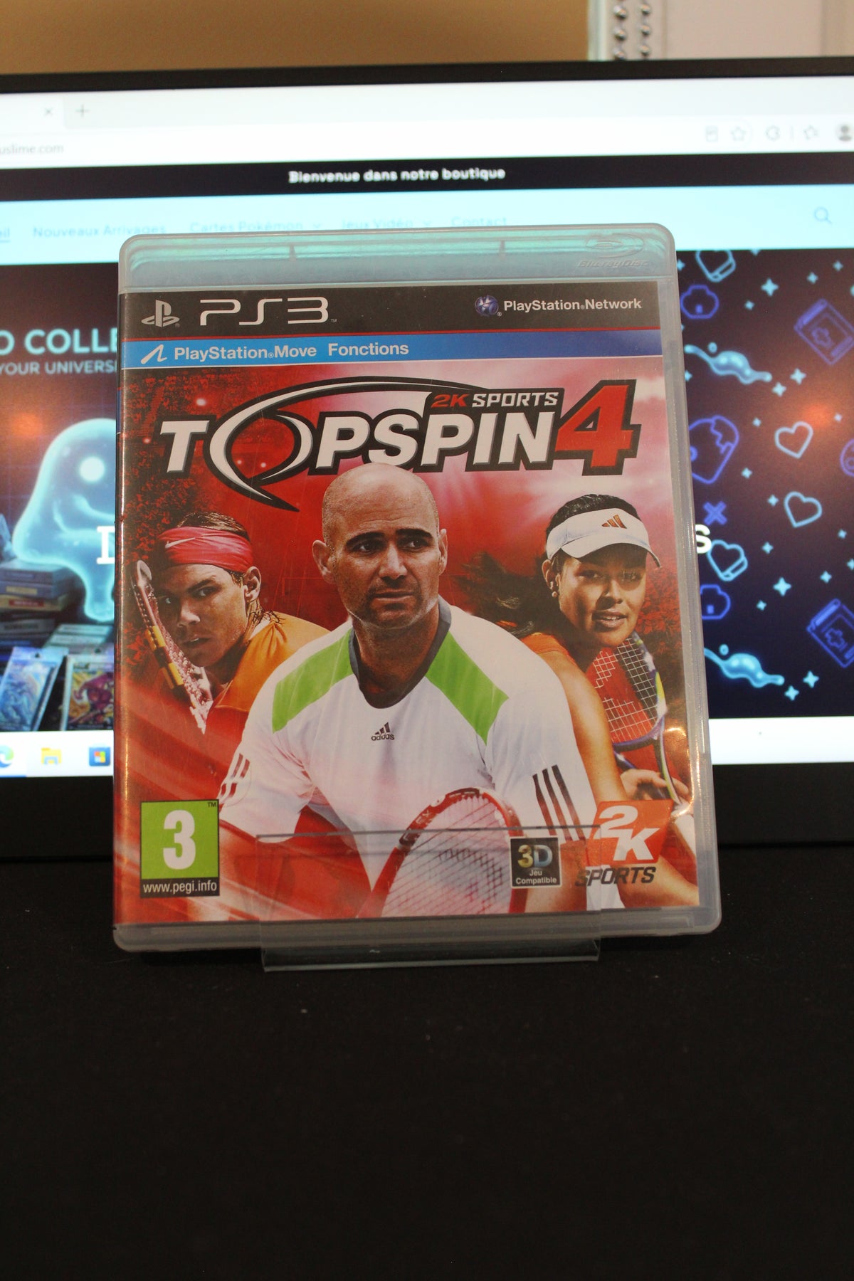Top Spin 4 (PS3) Complet avec Manuel PS Move 3D VF