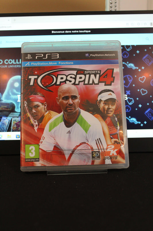 Top Spin 4 (PS3) Complet avec Manuel PS Move 3D VF
