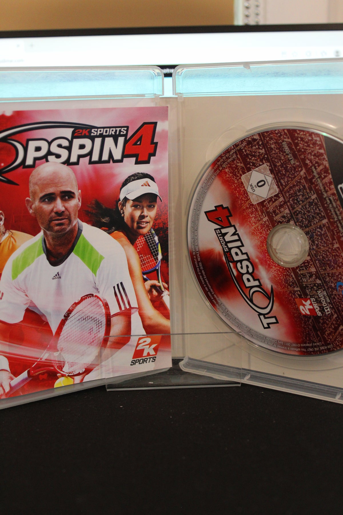 Top Spin 4 (PS3) Complet avec Manuel PS Move 3D VF