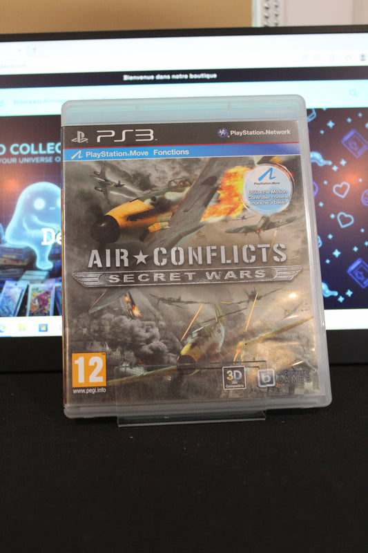 Air Conflicts Secret Wars (PS3) Complet avec Manuel PS Move 3D VF