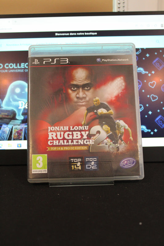 Jonah Lomu Rugby Challenge 2 Top 14 Pro D2 (PS3) Complet avec Manuel VF