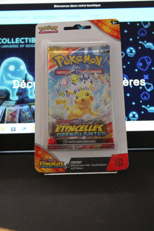 1 Booster sous Blister Cartonné SSP (Étincelles Déferlantes) Français