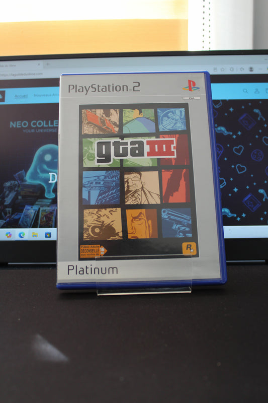 Grand Theft Auto III GTA 3 Platinum (PS2) Complet CIB avec Carte