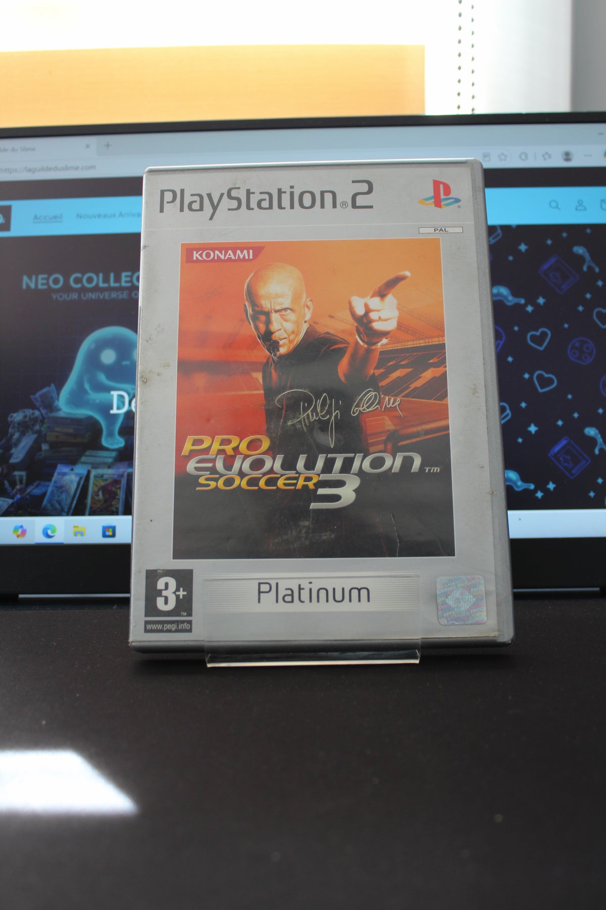 Pro Evolution Soccer 3 PES 3 Platinum (PS2) Sans Manuel