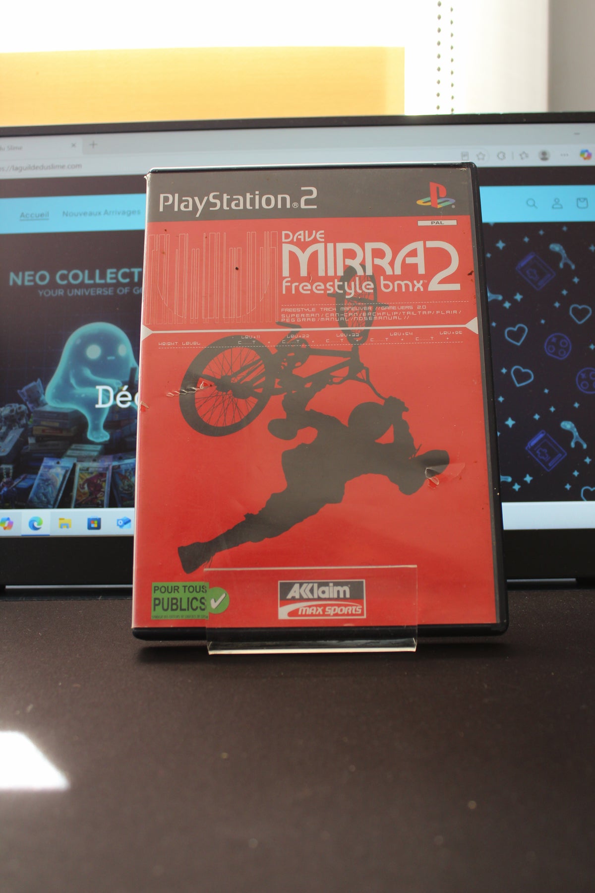 Dave Mirra Freestyle BMX 2 (PS2) Complet CIB Boîtier Noir