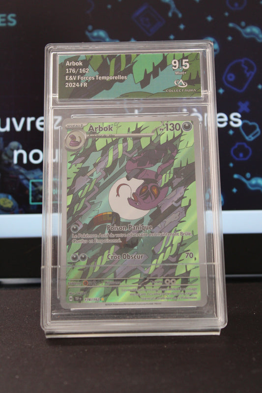 Arbok AR (176/162) Illustration Rare TEF CollectAura 9.5 (Mint+)