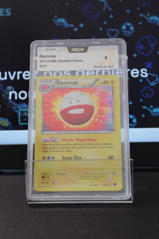 Électrode (33/116) Holo Rare Glaciation Plasma PCA 9 (Proche du Neuf)