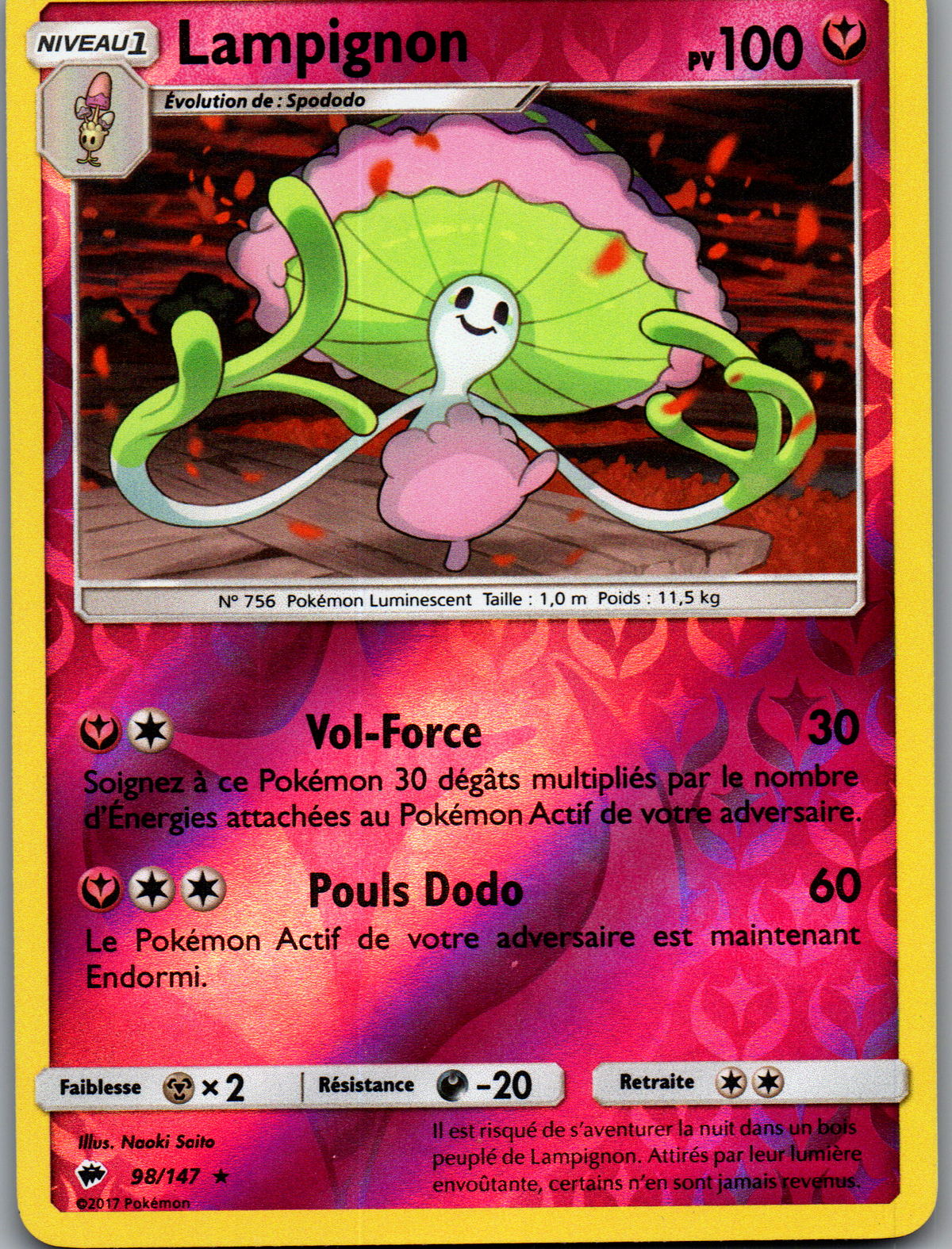Lampignon (BUS 098/147) Reverse Holo (Near Mint)