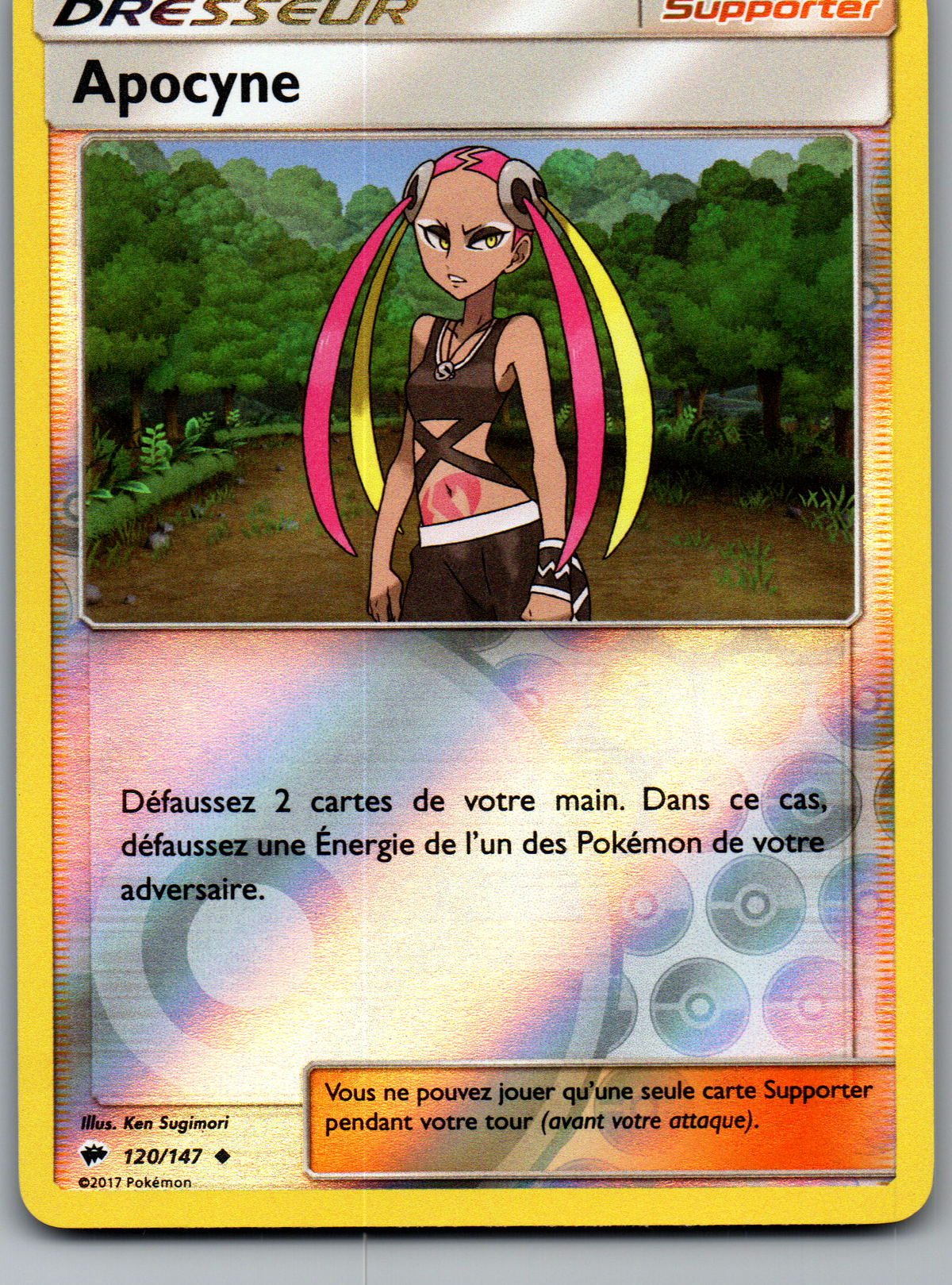 Apocyne (BUS 120/147) Reverse Holo (Near Mint)