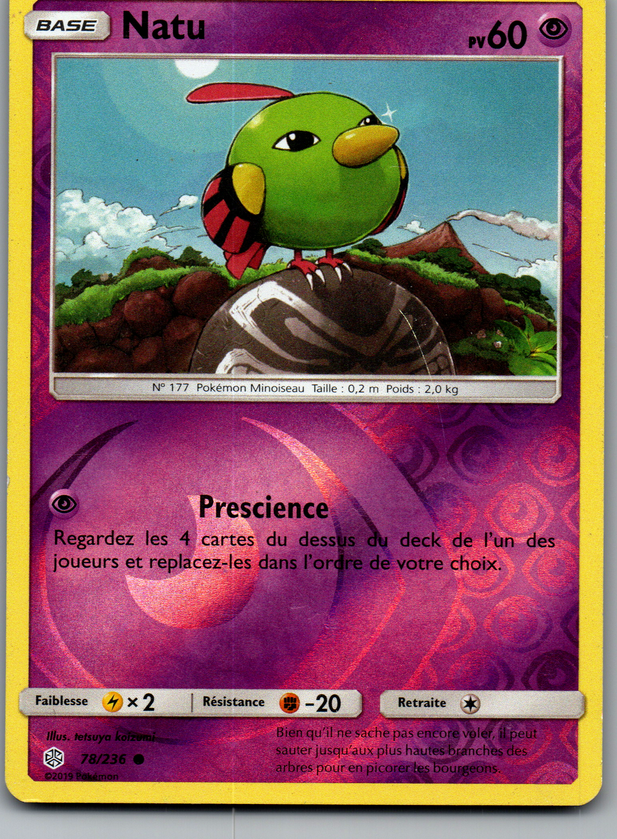 Natu (CEC 078/236) Reverse Holo (Excellent)