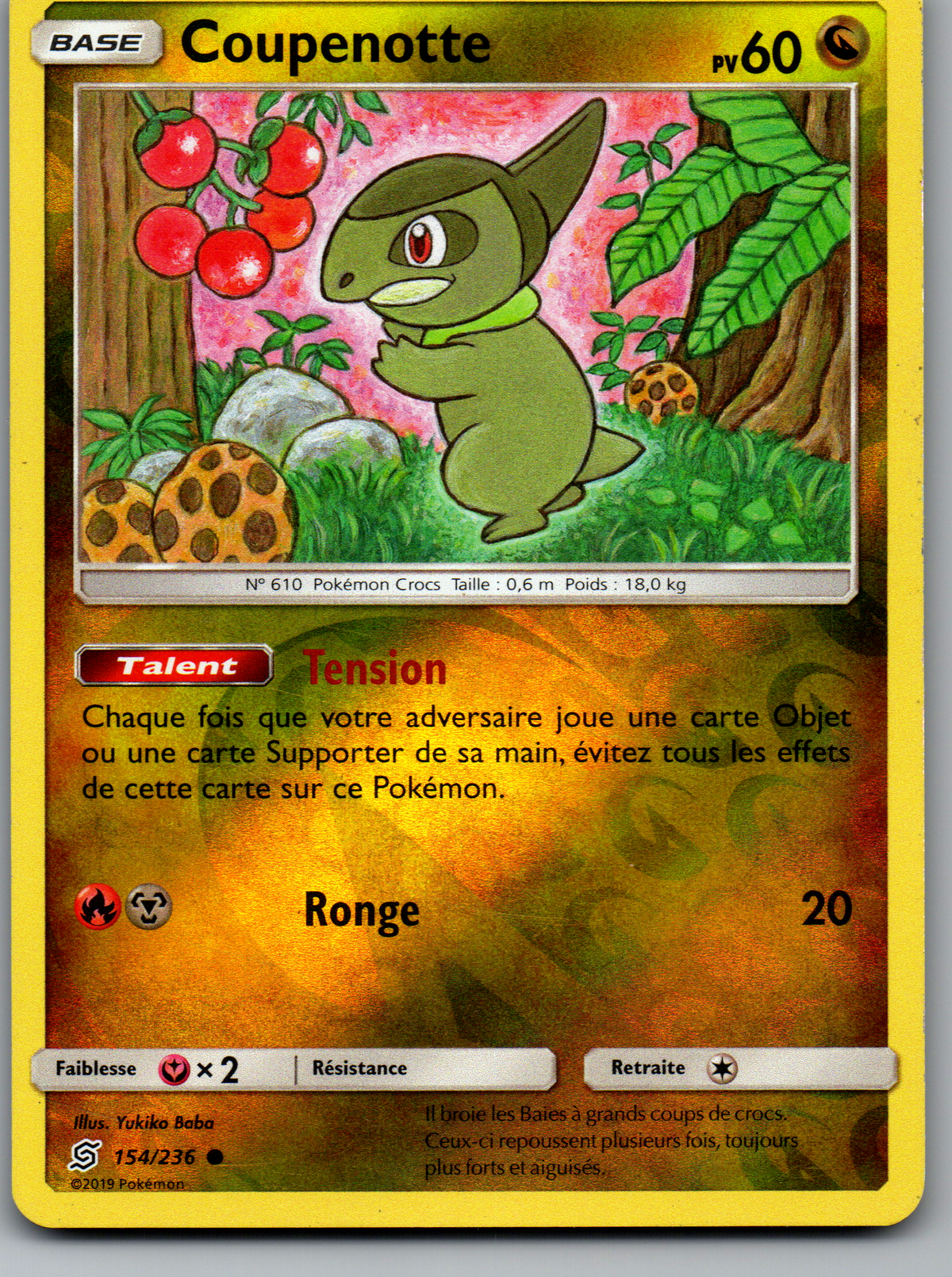 Coupenotte (154/236) Harmonie des Esprits Commune Reverse Holo (Near Mint)