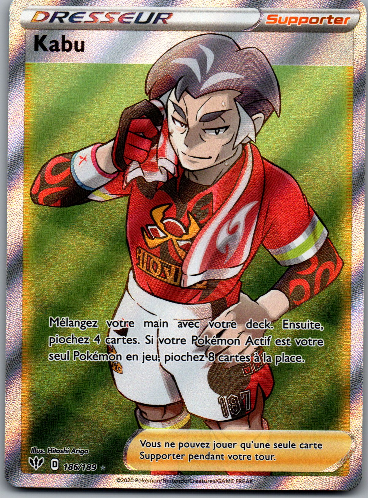 Kabu Full Art (Ténèbres Embrasées 186/189) (Near Mint)