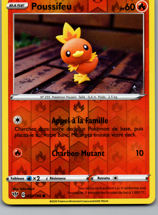 Poussifeu Reverse (Ténèbres Embrasées 022/189) (Near Mint)