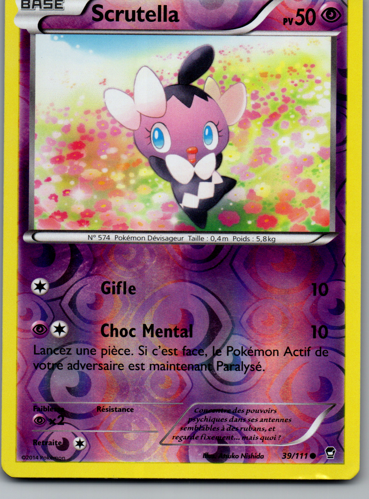 Scrutella (39/111) Commune Reverse Holo (Near Mint)