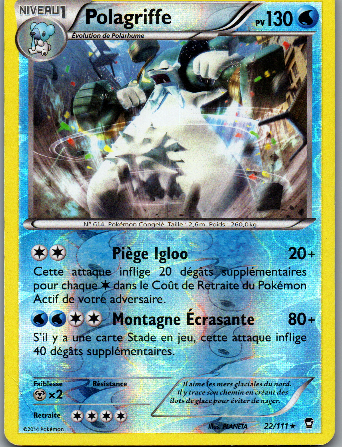 Polagriffe (22/111) Rare Reverse Holo (Lightly Played)