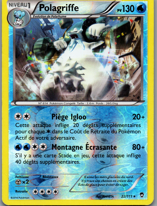 Polagriffe (22/111) Rare Reverse Holo (Lightly Played)