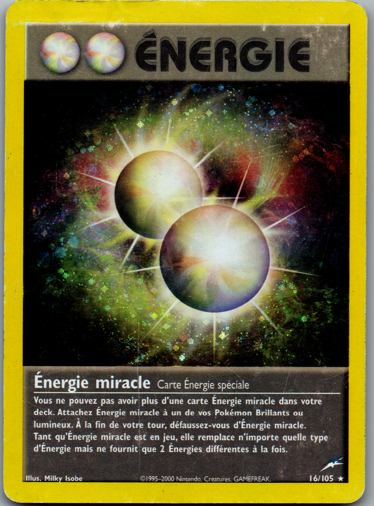 Énergie miracle (16/105) Rare Holographique (Played)