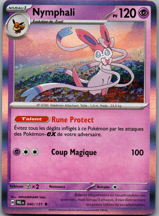 Nymphali Rare Holo (Évolutions Prismatiques 040/131) (Near Mint)