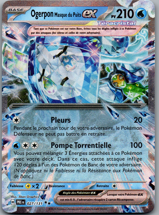Ogerpon Masque du Puits ex Double Rare (Évolutions Prismatiques 027/131) (Near Mint)