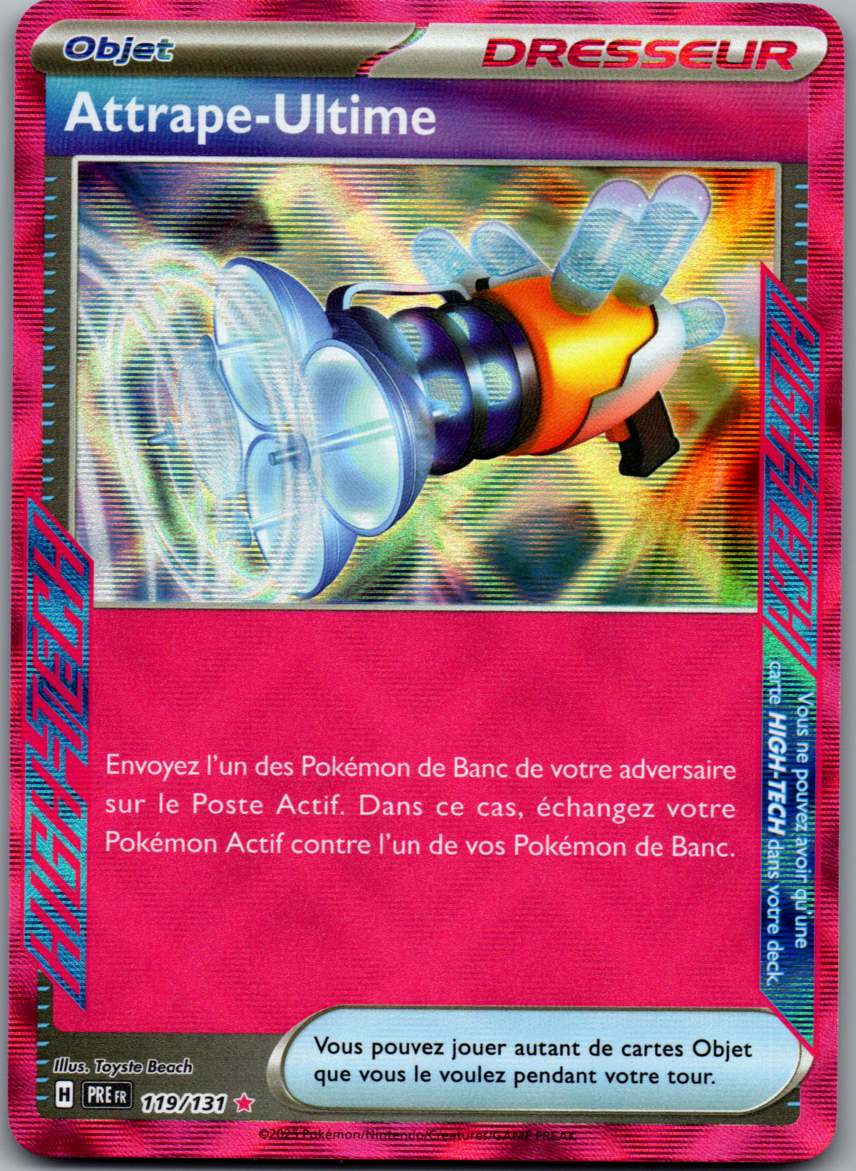 Attrape-Ultime HIGH-TECH ACE SPEC (Évolutions Prismatiques 119/131) (Near Mint)