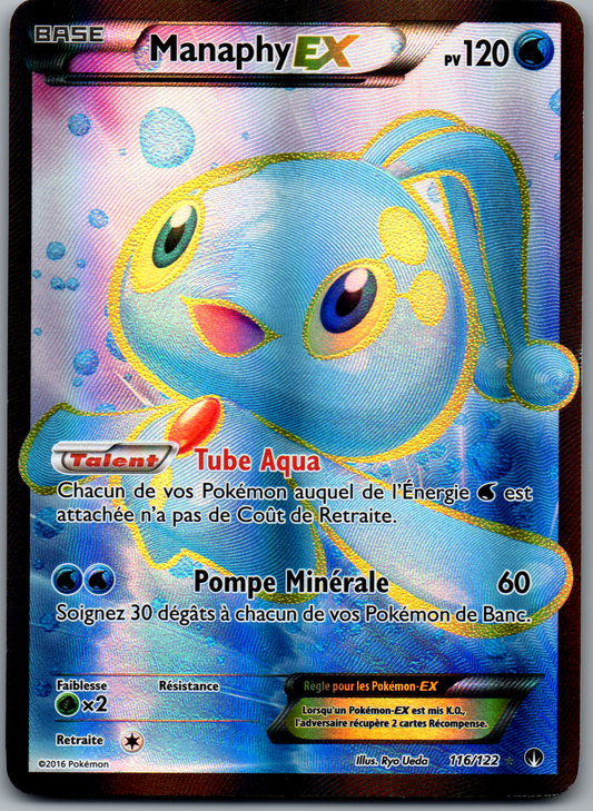 Manaphy EX Full Art (Rupture Turbo 116/122) (Near Mint)