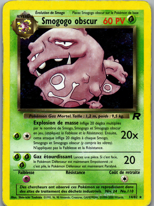 Smogogo obscur (14/82) Rare Holo (Played)