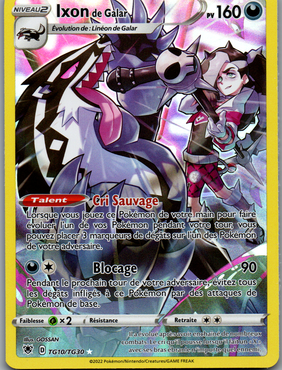 Ixon de Galar (TG10/TG30) Character Rare Trainer Gallery (Near Mint)